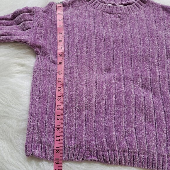 No Boundaries Fuzzy Ribbed Sweater Size Small - Picture 9 of 9